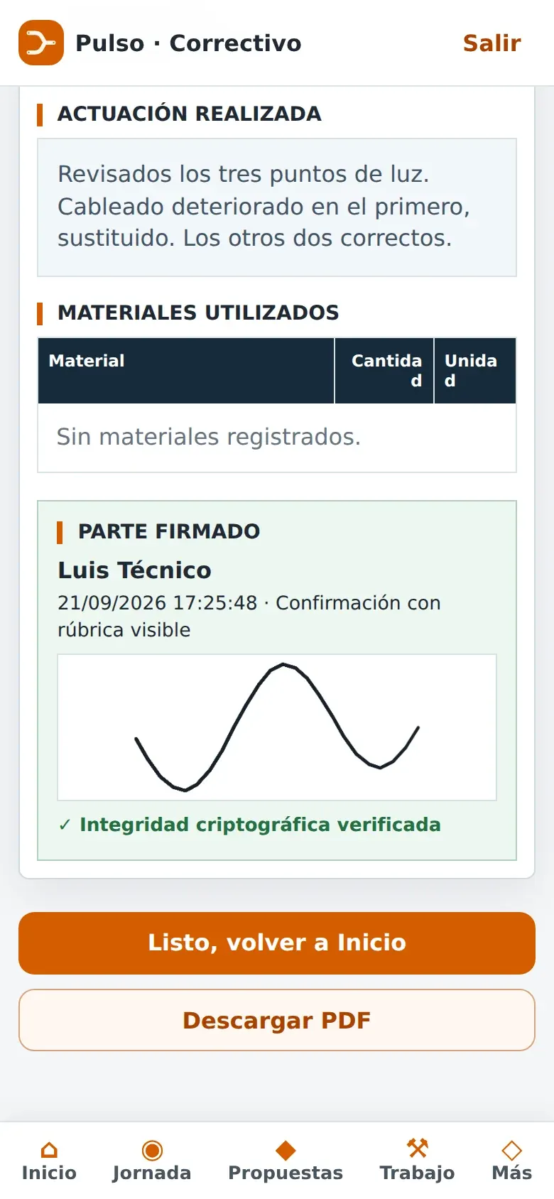 Parte firmado e integridad criptográfica